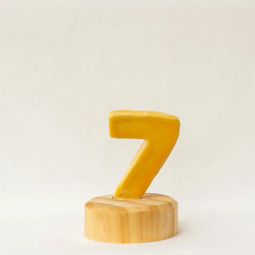 Klein Dappertje | Cijfer 7 steker