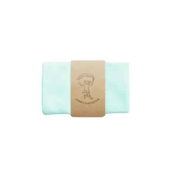 Laura's Play Cotton - Speeldoek | licht groen | 90 cm x 90 cm
