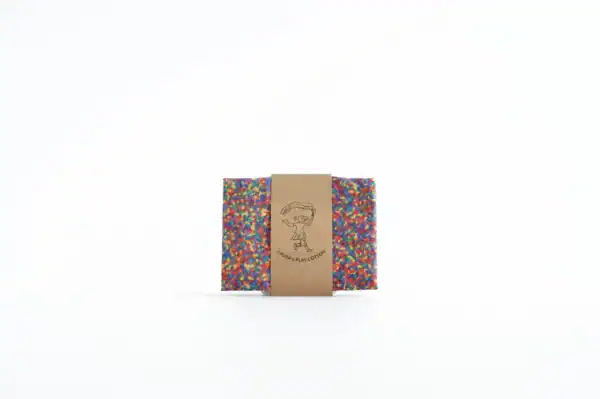 Laura's Play Cotton - Speeldoek | Confetti Rainbow Classic | 90 cm x 90 cm