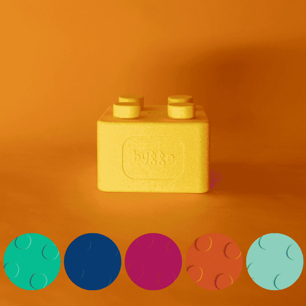 Bygge - Bouwsteen 'Lille' | 1 Stuk | Kleur naar keuze