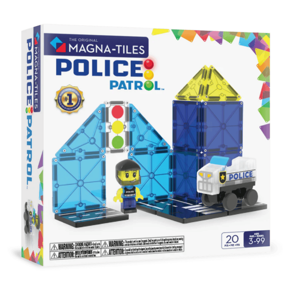 MAGNA-TILES - Police Station Politiebureau  | 20 Stuks