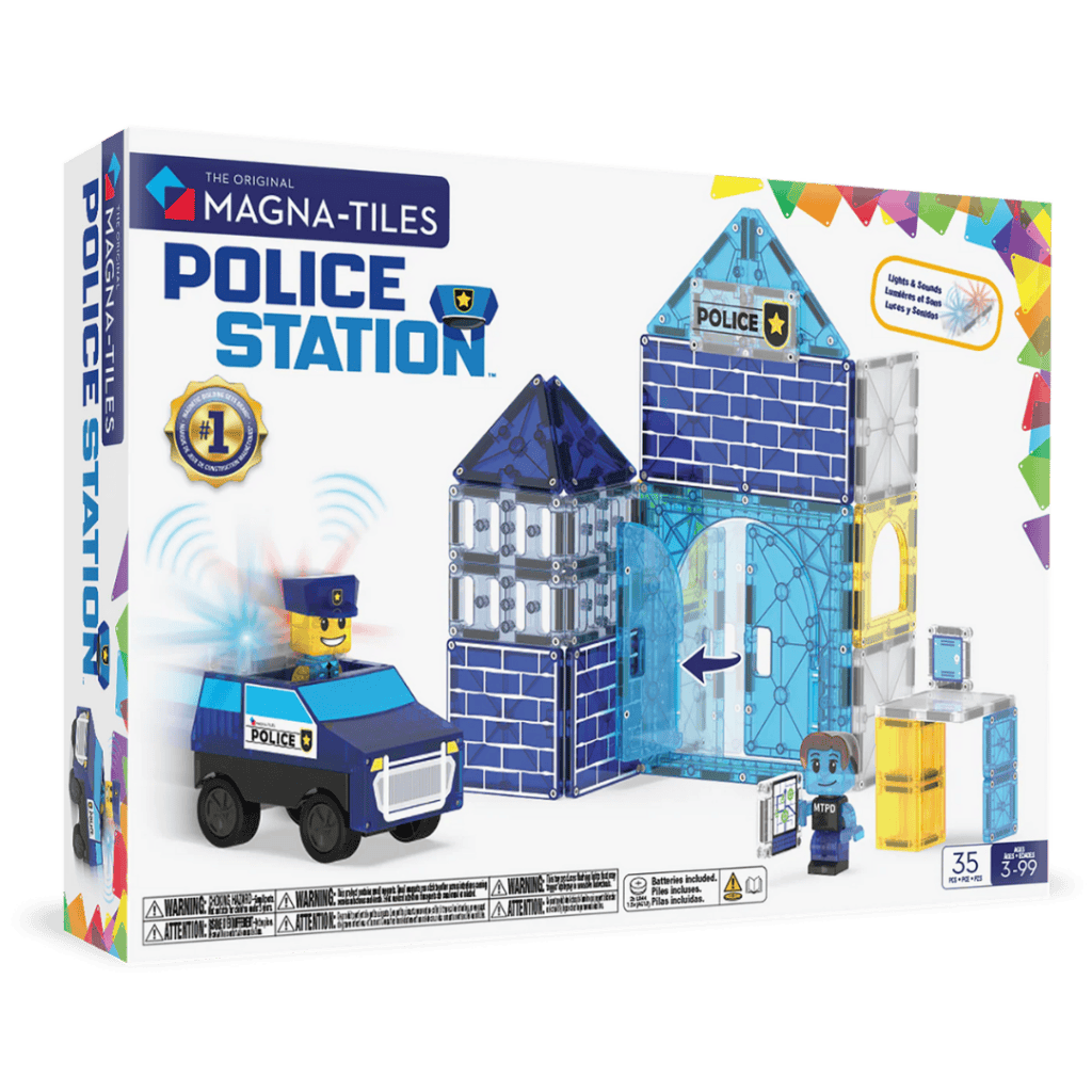 MAGNA-TILES - Police Station Politiebureau  | 35 Stuks