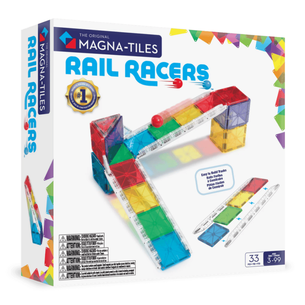 MAGNA-TILES - Rail Racers | 33 Stuks