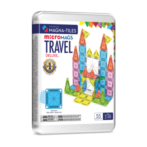 MAGNA-TILES – microMAGS Travel Set Deluxe | 55 stuks