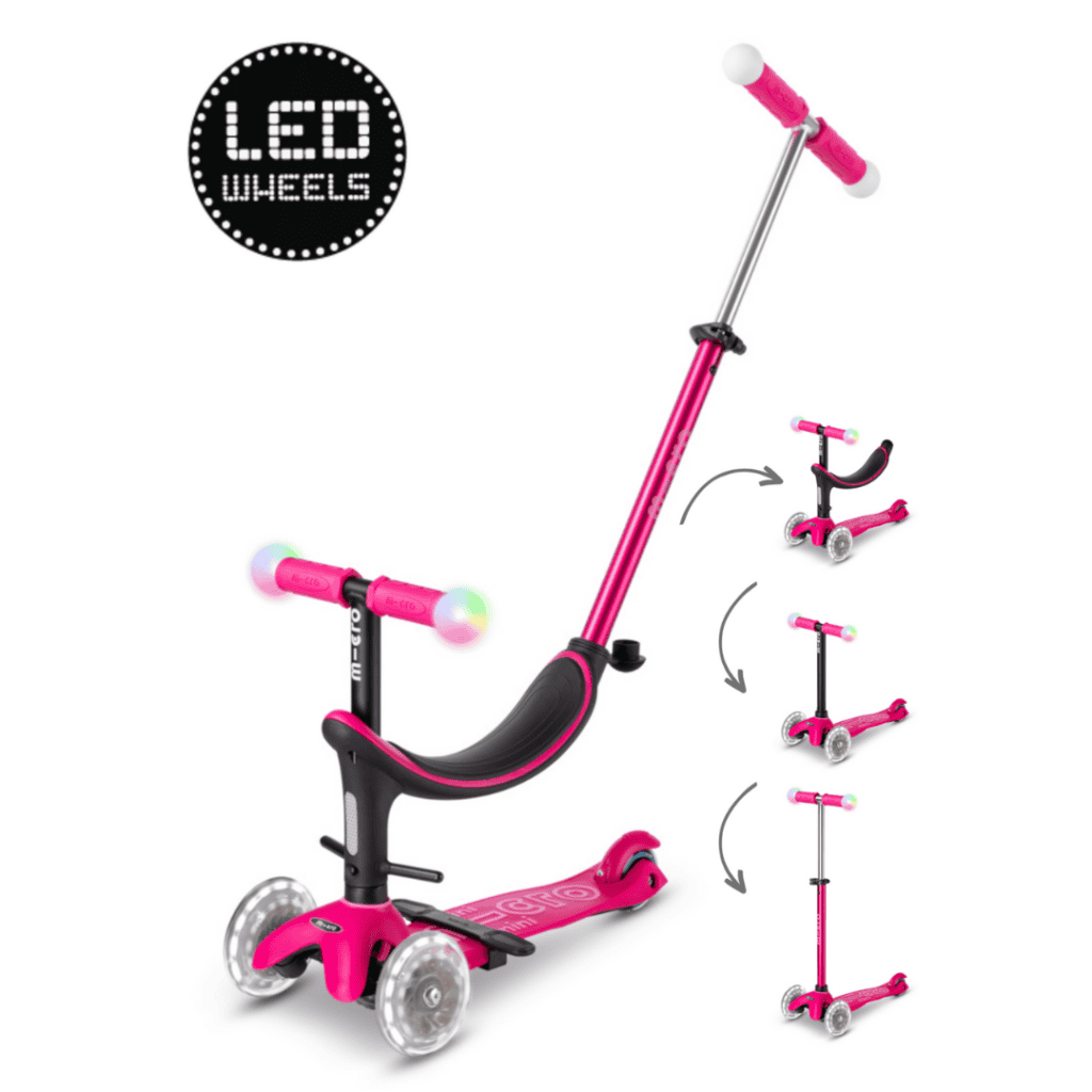 Micro Step -  Mini2Grow | Deluxe Magic LED | Roze