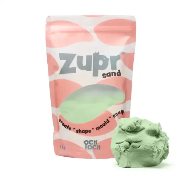 OchOch Zupr Sand kinetisch zand – Grassy Green 2 kg