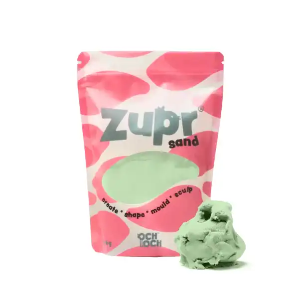 OchOch Zupr Sand kinetisch zand – Grassy Green 1 kg