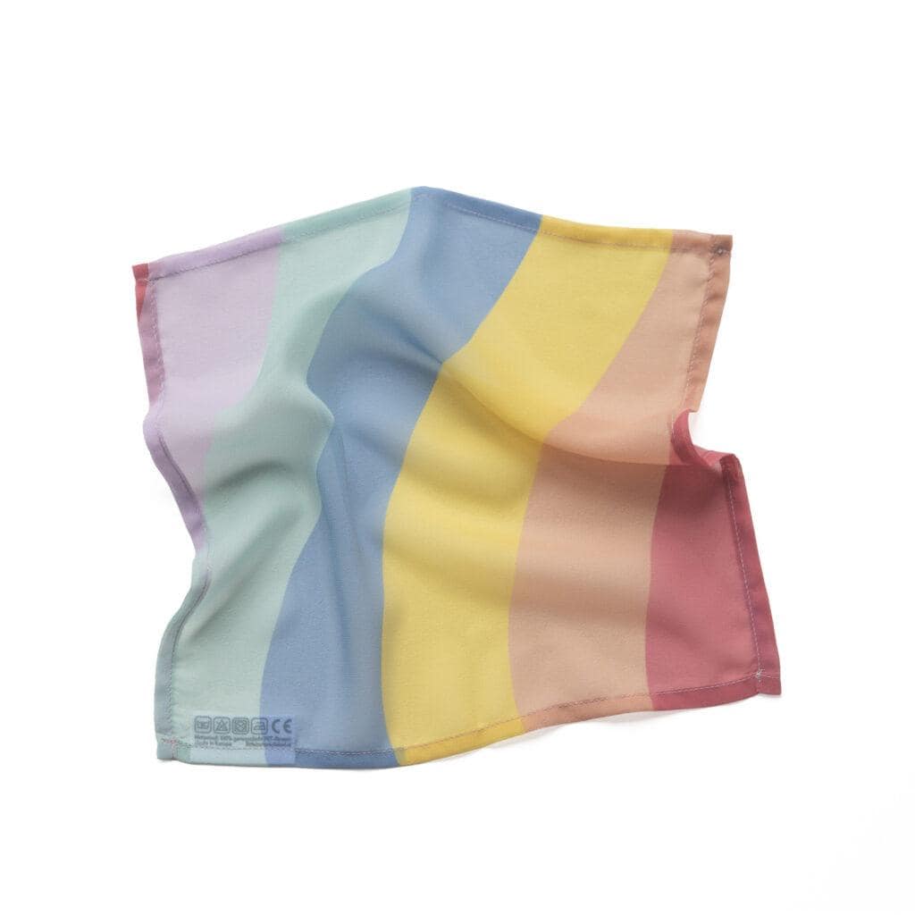 Little Botanic Label - Speeldoek Klein | Pastel waves | 30cm