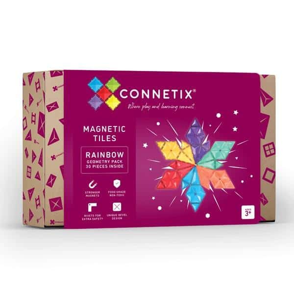 Connetix - Rainbow Geometry Pack | 30 Stuks