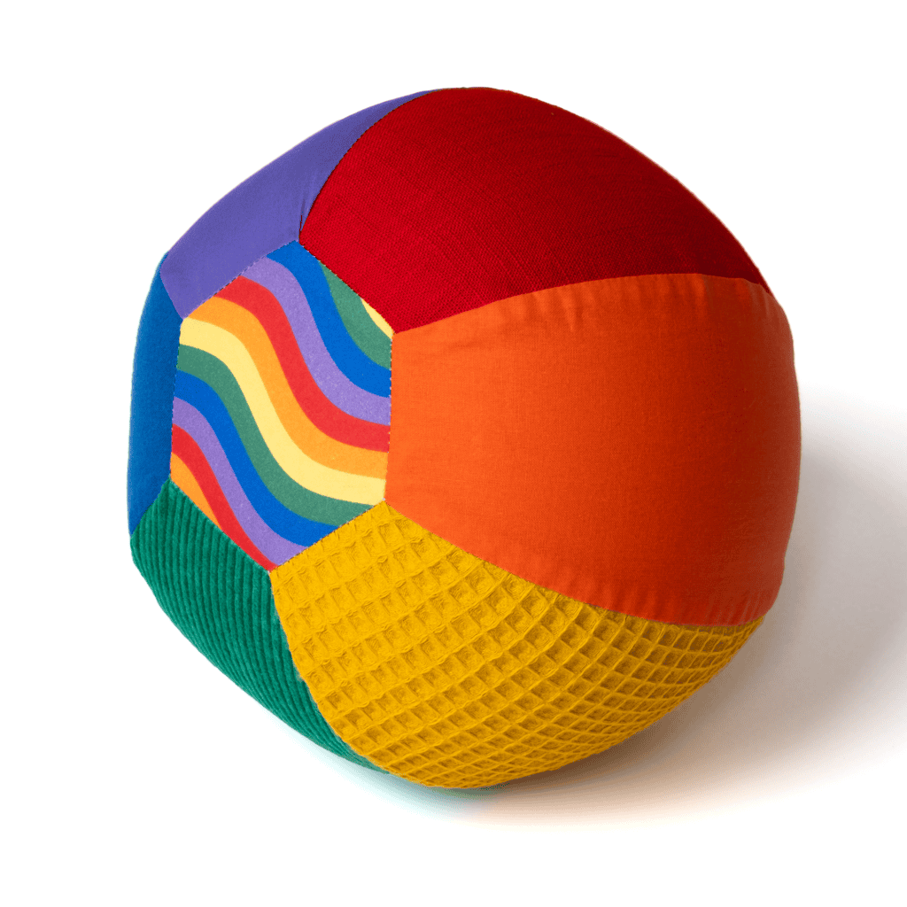 Little Botanic Label - Sensorische Ballonbal | Regenboog