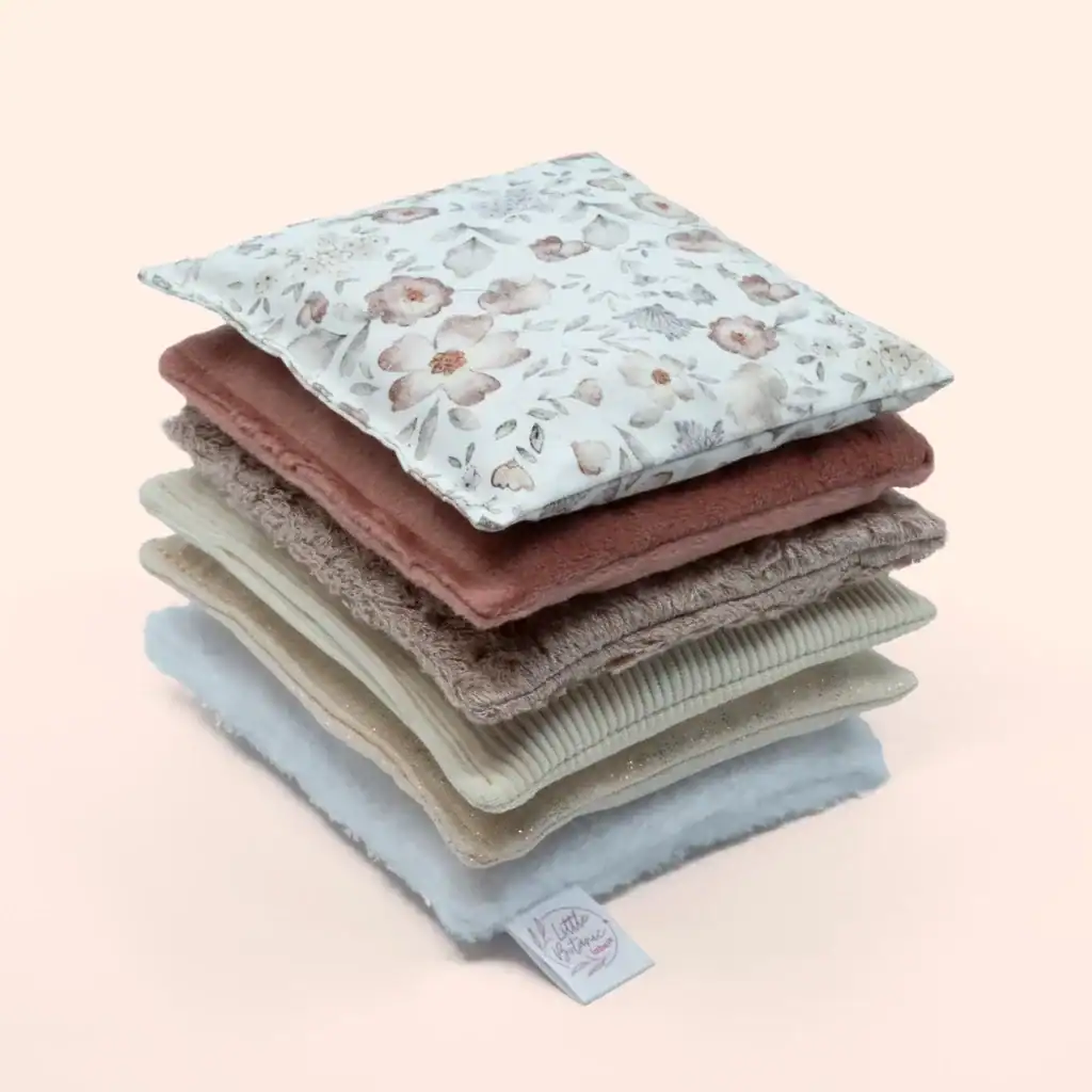 Little Botanic Label - Sensorische Pittenzakjes | Nature | 6 Stuks