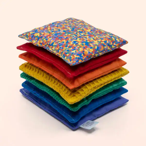 Little Botanic Label Pittenzakjes Regenboog + Confetti 7 stuks