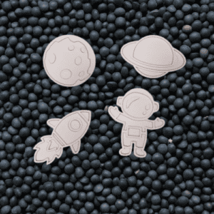 Studio Pretletter - PLA Vulvormen Bundel | Ruimte | 4 Stuks