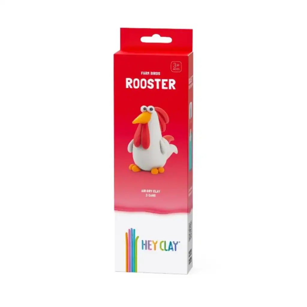 HeyClay - Rooster/Haan | 3 Potjes