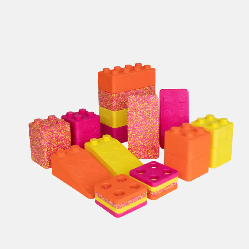 Bygge - 24-Delige Set 'KREATIVFYR' | Leni