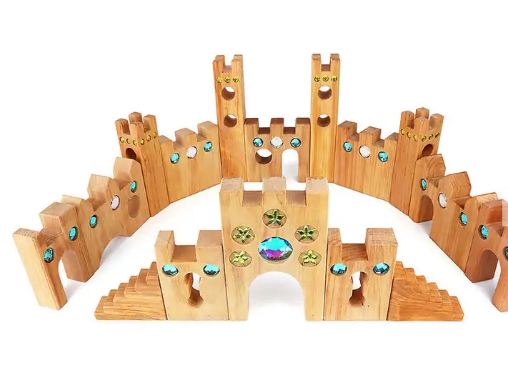 Bauspiel - Sprookjeskasteel | 16 Stuks