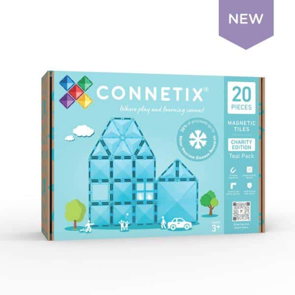 Connetix Charity Pack Teal 20 – magnetische bouwset