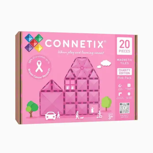 Connetix Charity Pack Pink 20 – magnetische bouwset