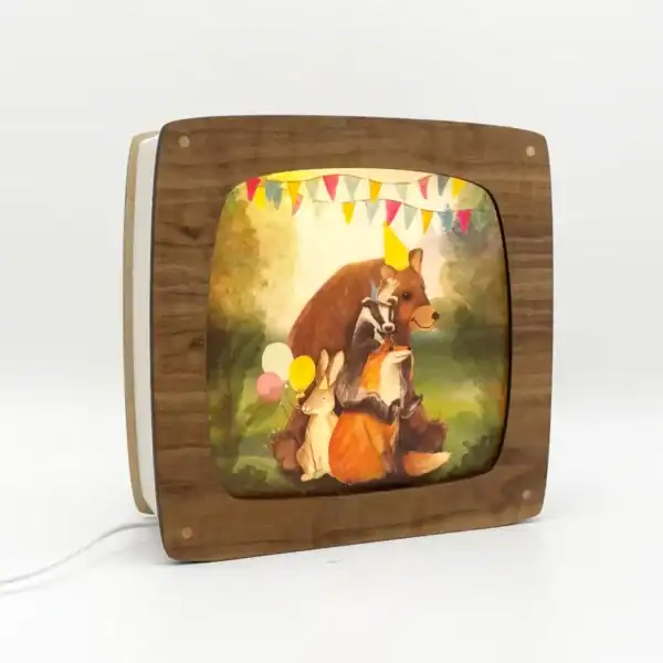 Luminae Lights Toverlamp Premium Walnut van walnoothout