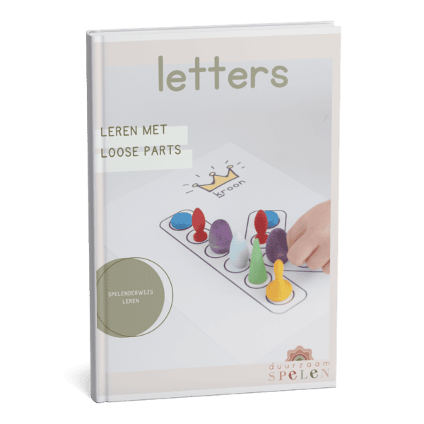 Printable e-book Leren met Loose Parts – Letters