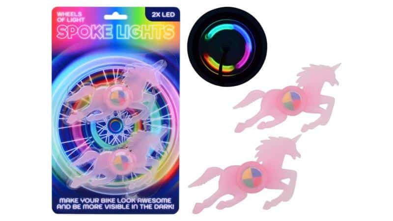 Eenhoorn spaakverlichting 2 stuks op kaart