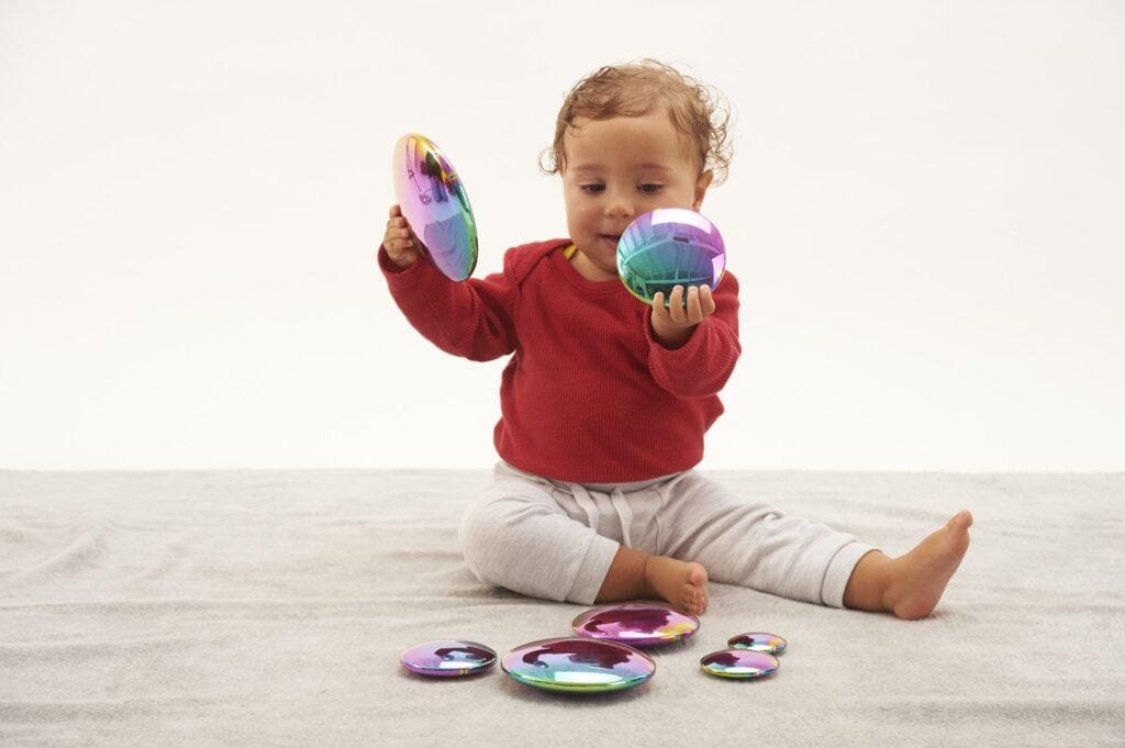 Tickit - Sensorische Reflecterende Colorburst Knoppen | 7 Stuks