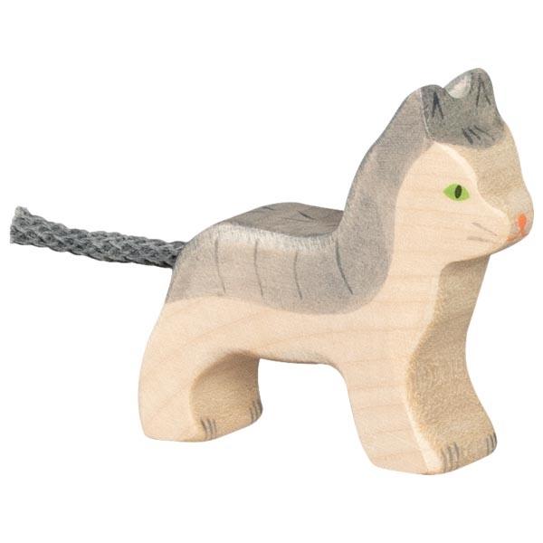 Holztiger - Kat | Grijs-Wit
