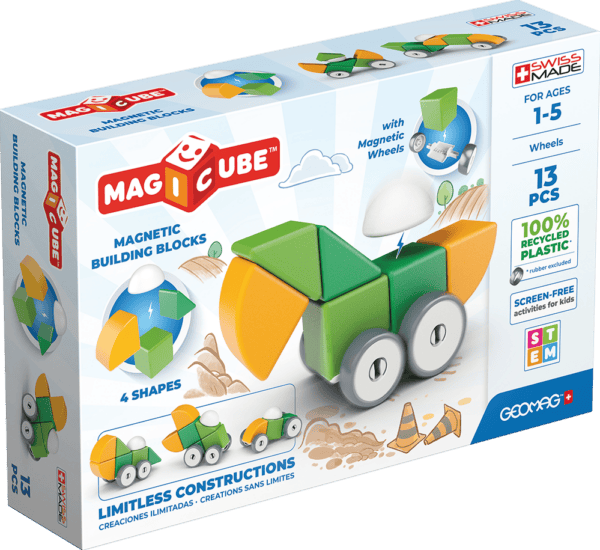 Geomag - Magicube 4 Shapes Recycled Wheels | 13 Stuks
