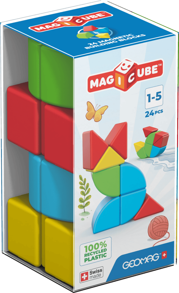 Geomag - Magicube Blocks Recycled Crystal 24 Stuks | 1+ Jaar