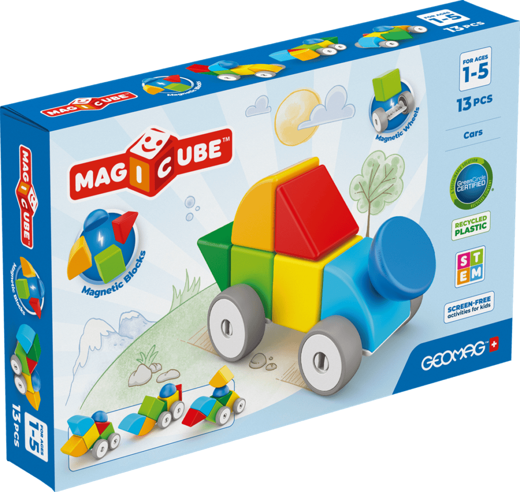 Geomag - MagiCube Cars Recycled | 13 pcs