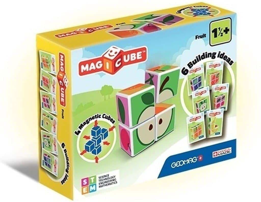 Geomag - Magicube Fruit + Kaarten | 7 Stuks