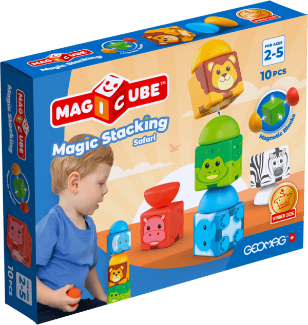 Geomag - MagiCube Stacking Safari | 10 pcs