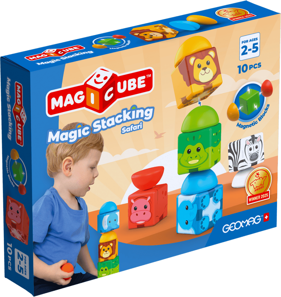Geomag - MagiCube Stacking Safari | 10 pcs