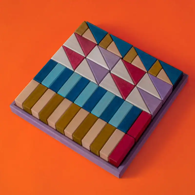 GRIMM's - Bouwblokken set | Rhythm | 52 Stuks