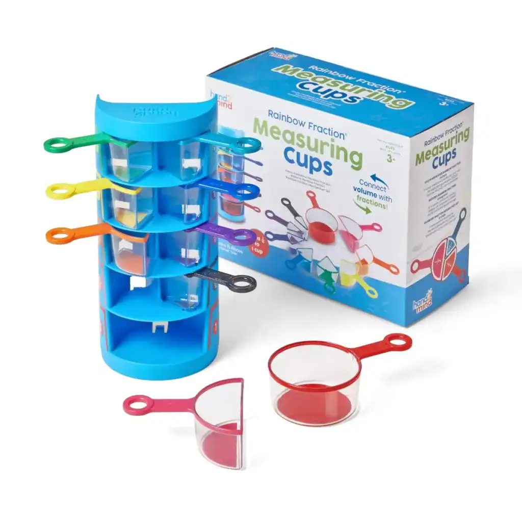 Learning Resources - Rainbow Fraction® Measuring Cups (Set van 9)