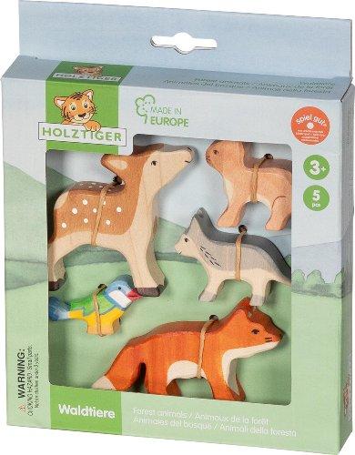 Holztiger - Houten Bosdieren Set | 5 Stuks