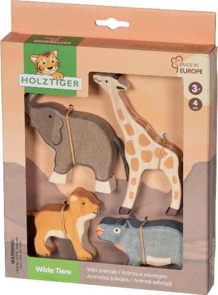 Holztiger - Wilde Dieren Set | 4 Stuks