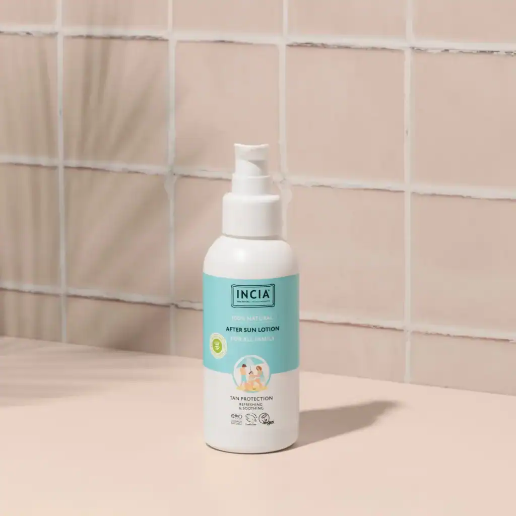INCIA | Natuurlijke Aftersun Lotion – Kalmerend & Verkoelend