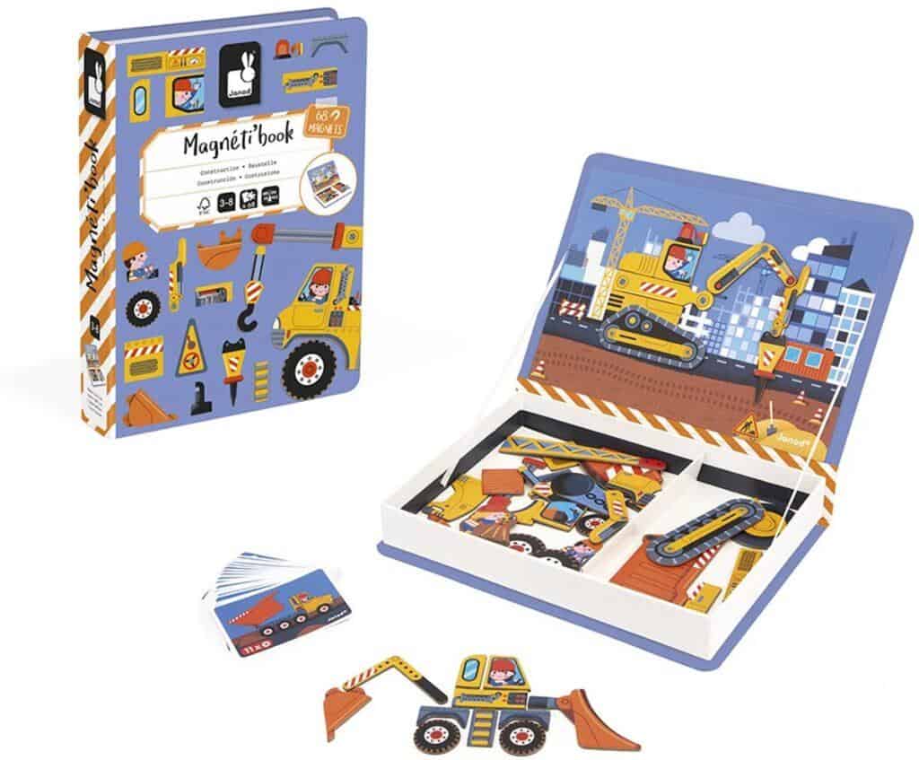 Janod - Magneetboek | Constructie