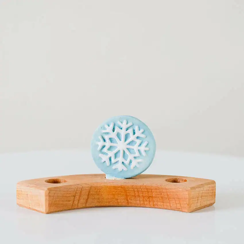 Klein Dappertje | Steker Jaarring | Sneeuwvlok