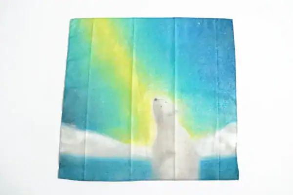 Laura's Play Cotton - Speeldoek |  Lot Bouwes | ijsbeer | 50 cm x 50 cm