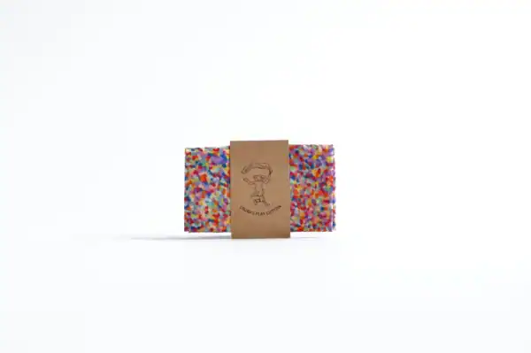 Laura's Play Cotton - Speeldoek | Rainbow Super Confetti | 50 cm x 50 cm