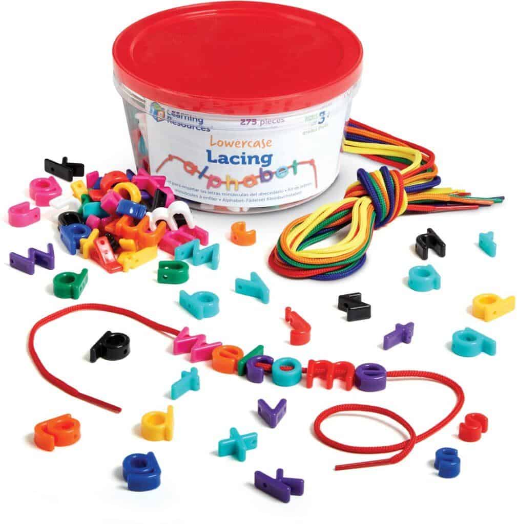 Learning Resources - Lowercase Lacing Alphabet
