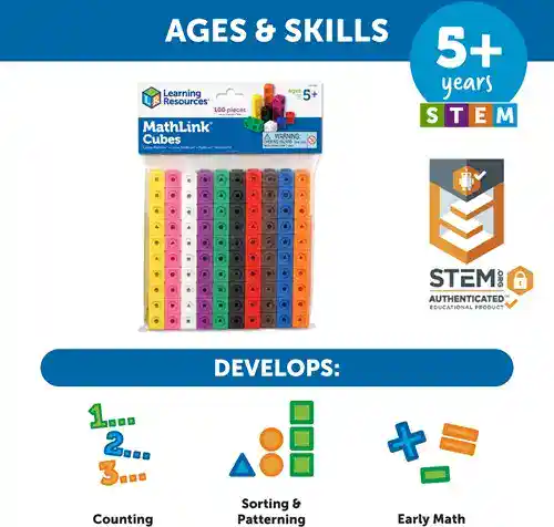 Learning Resources - MathLink® Cubes | 100 Stuks