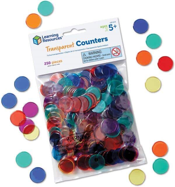 Learning Resources - Transparante Fiches | 250 Stuks