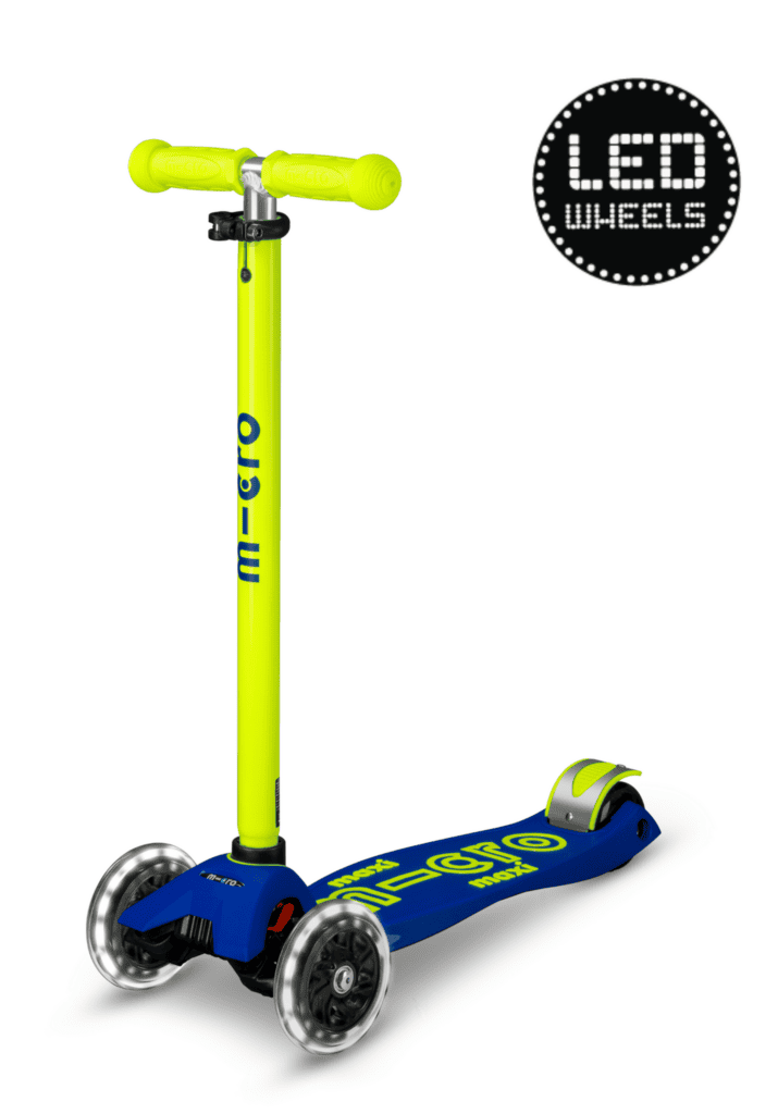 Micro Step - Maxi | Deluxe LED Neon | Blauw Geel