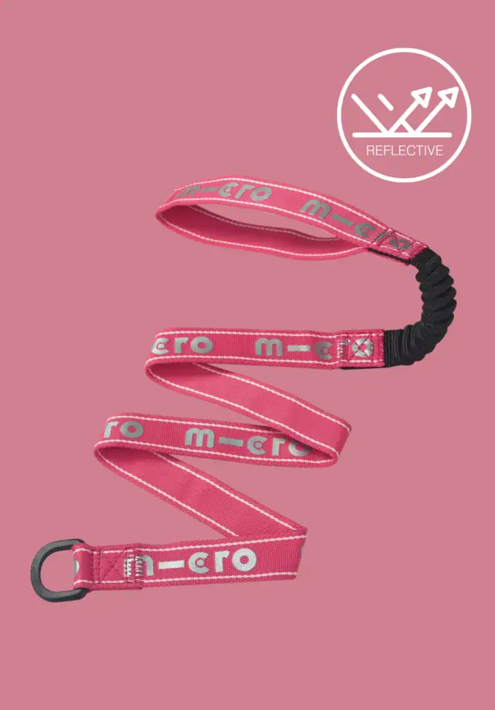 Micro Step - Duw en Trek Elastiek Reflecterend | Kleur naar keuze