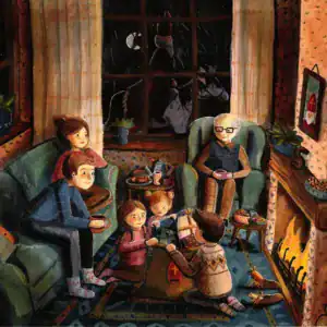 Toverplaat Toverlamp - Pakjesavond | Esther Bennink