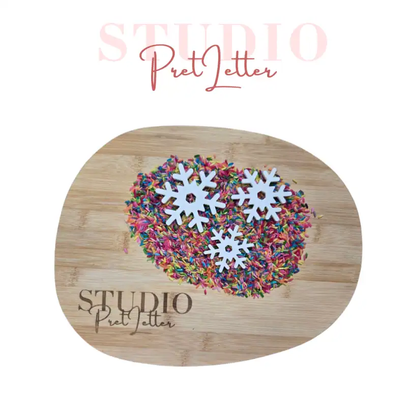 Studio Pretletter - PLA Loose Parts | Sneeuwvlokken