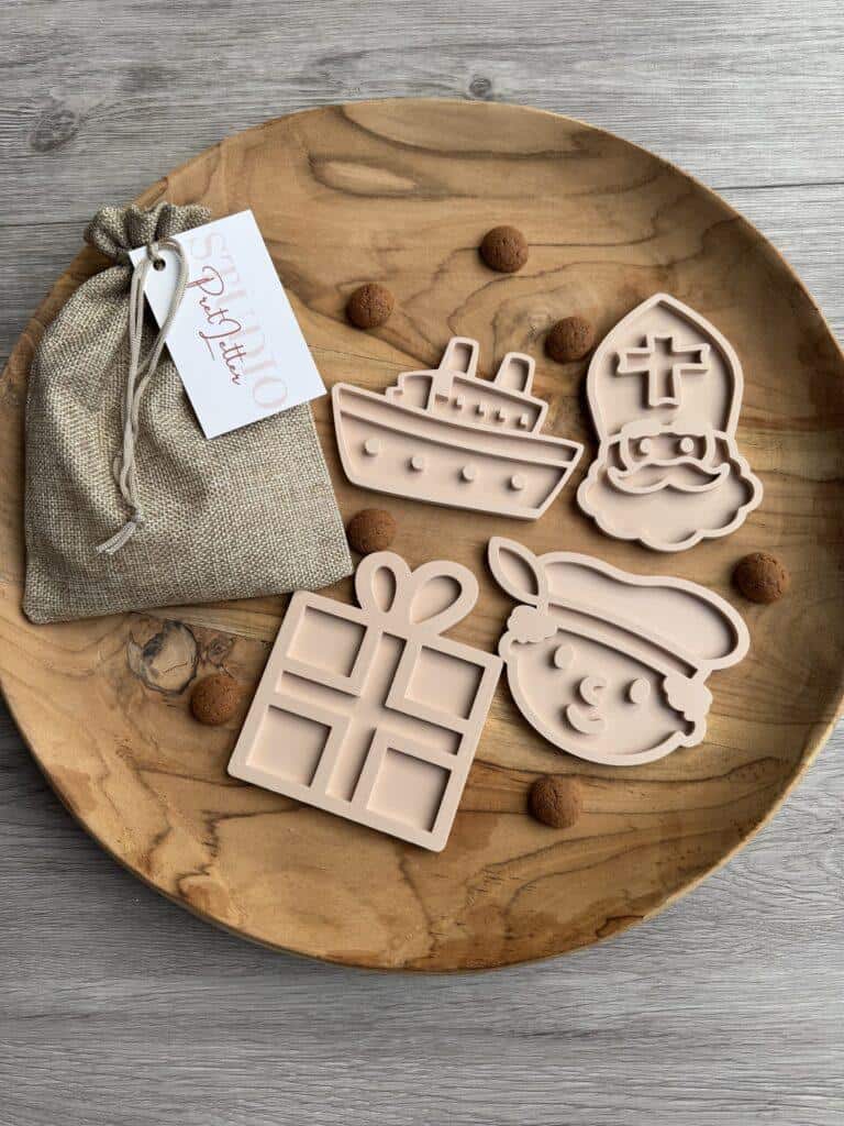 Studio Pretletter - PLA Vulvormen Bundel | Sinterklaas | 4 Stuks